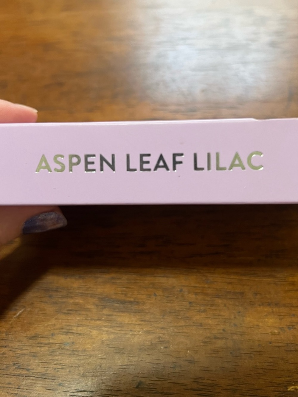 Red Aspen Press-On Nail Dashes - Aspen Leaf Lilac - Picture 2 of 6